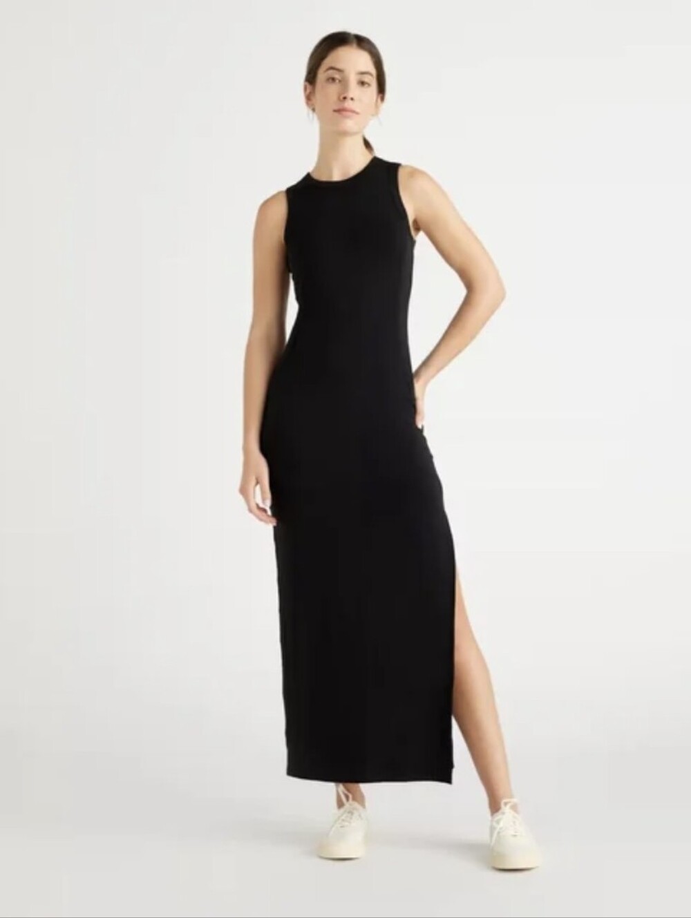 Quince Jersey Tank Sleeveless Maxi Dress Large